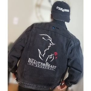 VTG Disney Beauty and the Beast Denim Jacket